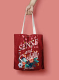 Sense and Sensibility Cotton Printed Tote Bag