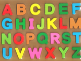 Wooden Alphabet Board Capital
