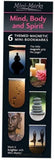 Mini Marks Magnetic Booksmark (Mind Body and Spirit - 2505)