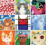Artsy Cats 500 Piece Family Puzzle