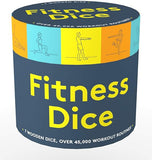 Fitness Dice - 7 Wooden Dice, Over 45,000 Workout Routines