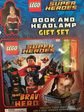 DC Comics Superheroes Wonder Woman Mini Figure , Book and Headlamp Gift Set Hardcover Comic – January 1, 2017