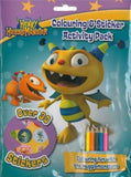 Disney Junior Henry Hugglemonster Colouring and Sticker Activity Fun