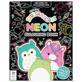 Kaleidoscope Squishmallows Neon Colouring Book