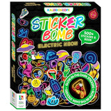 Electric Neon Kaleidoscope Sticker Bomb Kit