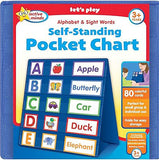 Active Minds - Alphabet and Sight Words Self-Standing Pocket Chart Pamphlet