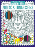 Creative pages coloring book zodiac and lunar signs