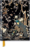 Ashmolean Museum Embroidered Hanging with Peacock Foiled Journal Flame Tree Notebooks