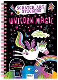 Scratch Art Stickers Unicorn Magic
