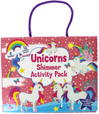Unicorns Shimmer Activity Pack Kids Colouring Books and Stickers Set