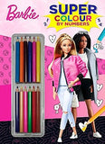 Barbie Super Colour By Numbers
