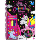 Velvet Colouring Unicorns