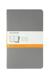 Moleskine Soft Grey Ruled Cashier Large Journal (3 Set)