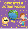 PARAMOUNT LITTLE HAND'S BOARD BOOK OPPOSITES and ACTION WORDS