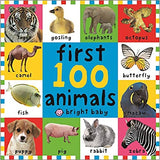 First 100 Animals (Bright Baby First 100) Hardcover