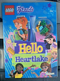 NEW Lego Friends HELLO HEARTLAKE Activity Book + Mini Figure