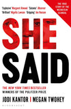 She Said: The New York Times bestseller from the journalists who broke the Harvey Weinstein story - (PB)