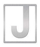 Helvetica Clip-On Letter Bookmark - J