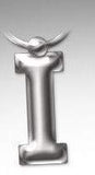 Initial Keyring Letter I