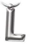 Initial Keyring Letter L