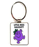 NEW! Mr Men Keyring Little Miss Naughty