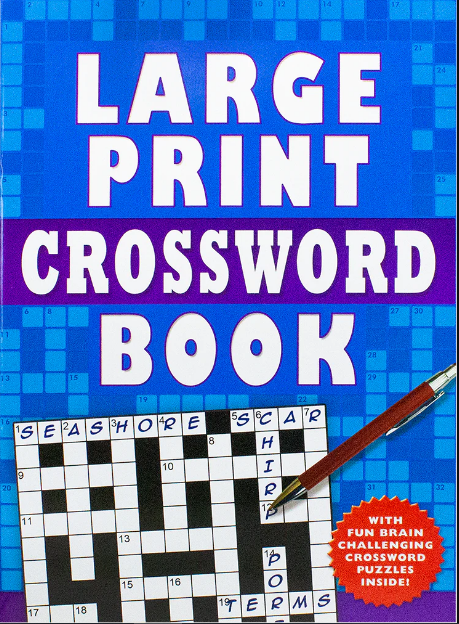 Large Print Crossword Book