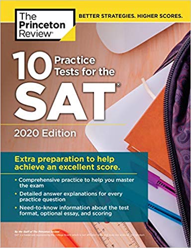 10 Practice Tests for the SAT, 2020 Edition (College Test Prep) Paperback