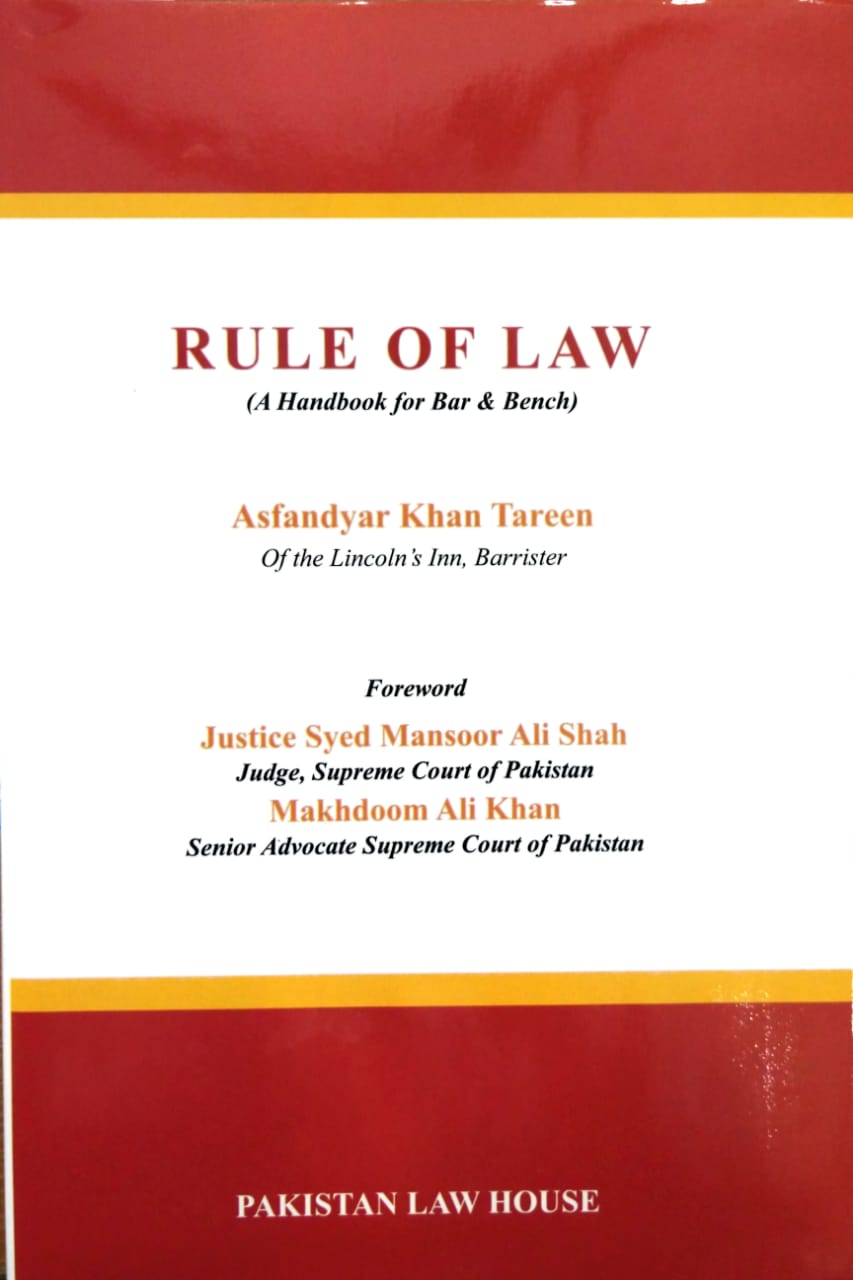 RULE OF LAW A HANDBOOK FOR BAR BENCH