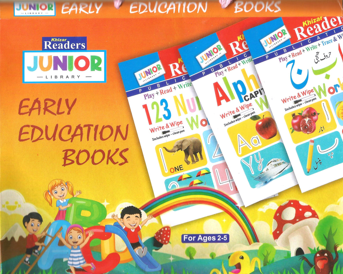 Early Education Books  Write and Wipes