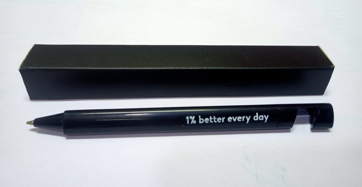 Pen (1% better everyday) - (Black)
