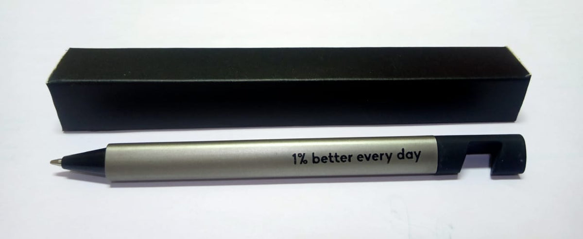 Pen (1% better everyday) - (Grey)