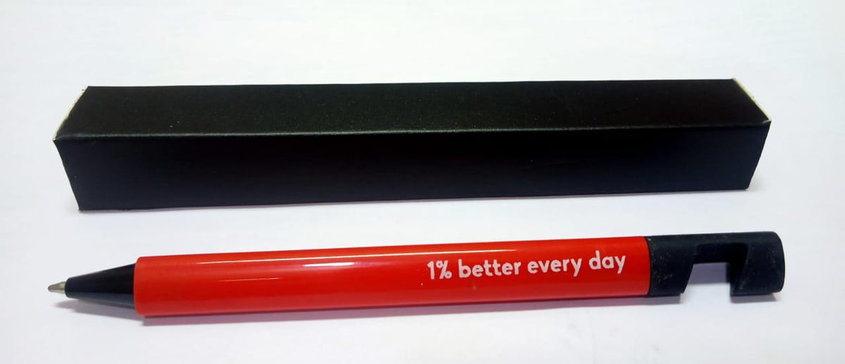 Pen (1% better everyday) - (Red)