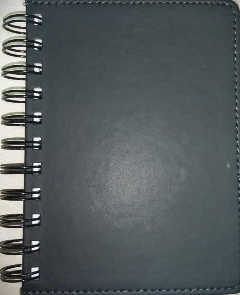 Notebook Black A6 Spiral