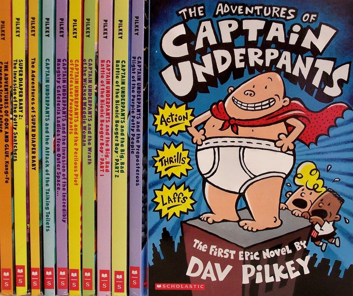 The Adventures of Captain Underpants Box Set