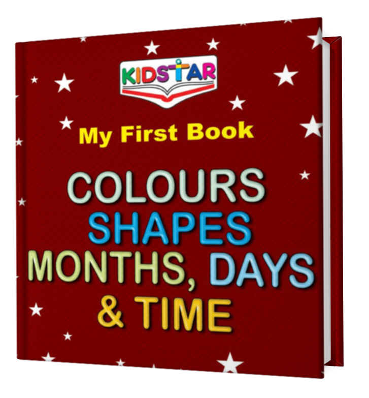 Kids Star Colours and  Shapes Mothers Days And time