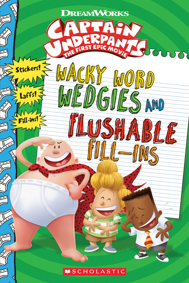 Captain Underpants Movie: Funny Fill-Ins With Stickers