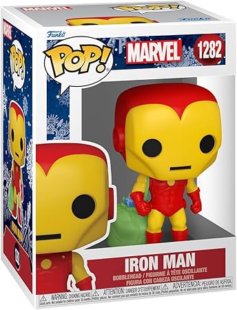 Funko POP Marvel Holiday Iron Man with Bag