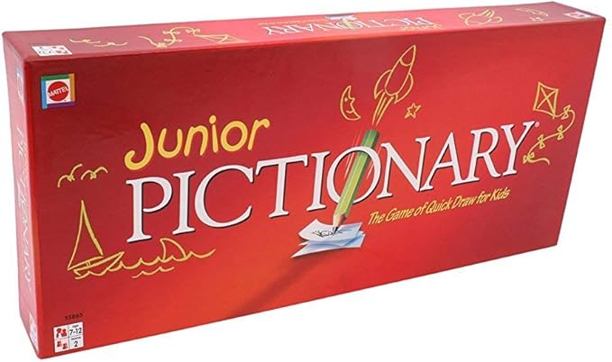 Pictionary Junior Red 0125 b