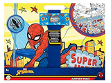 Marvel Spiderman Artist Pad with Stickers and Crayons for Kids