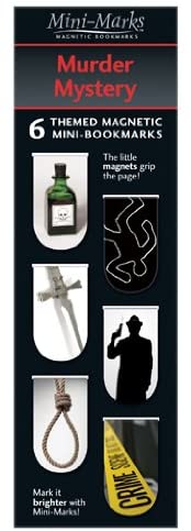 Mini Marks Magnetic Booksmark  (Murder Mystery - 2504)