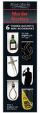 Mini Marks Magnetic Booksmark  (Murder Mystery - 2504)