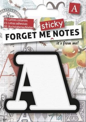 Forget Me Sticky Notes   A