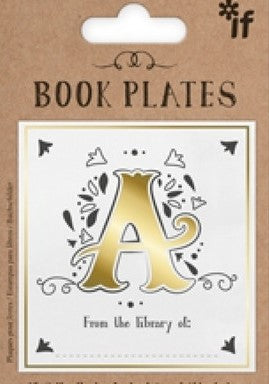Letter Book Plates  Letter A