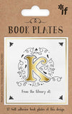 Letter Book Plates   Letter K