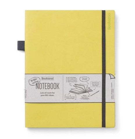 Bookaroo Bigger Things Notebook Journal  Lime