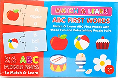 Match and Learn ABC First Words Puzzle Pairs