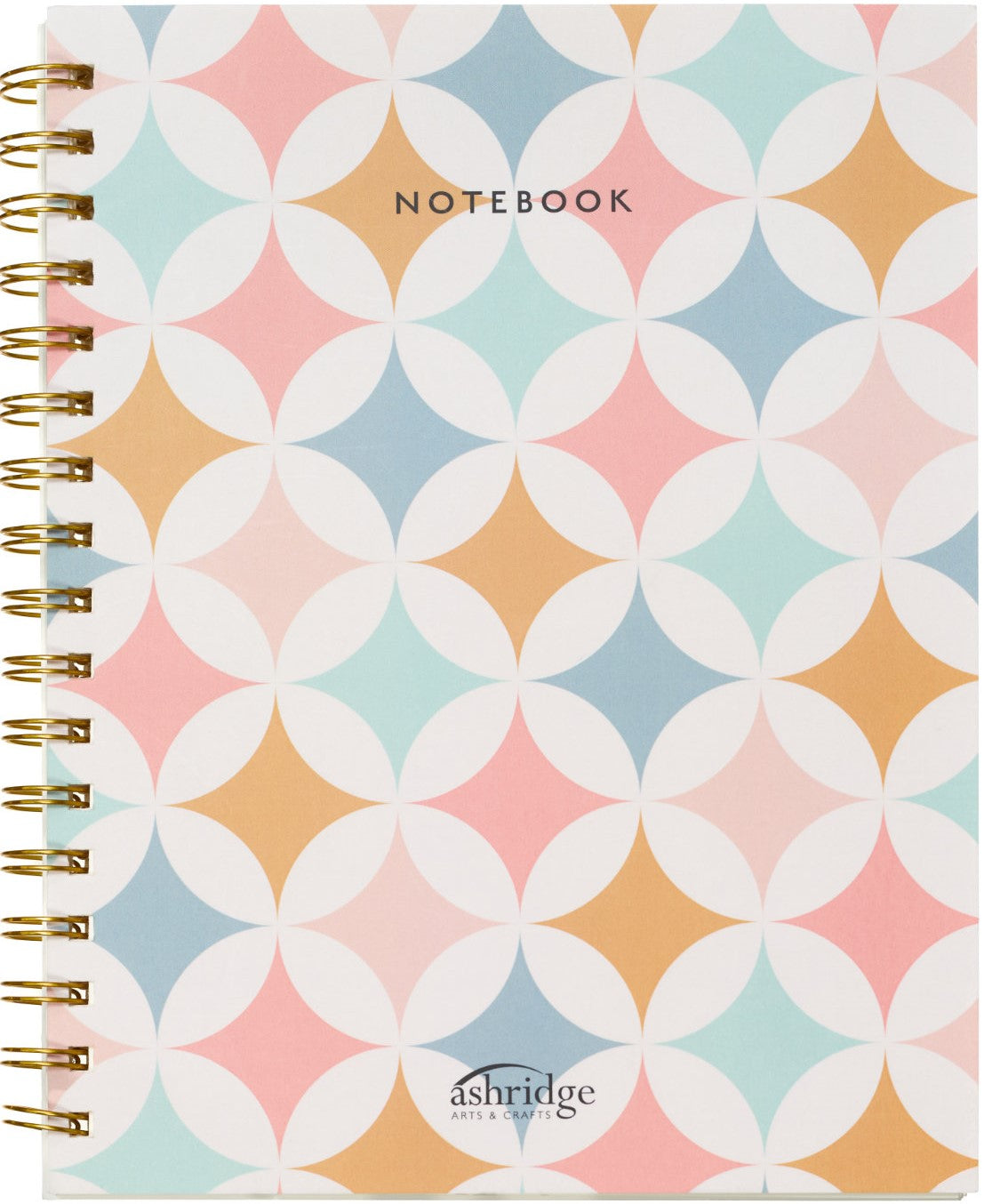 Ashridge Spiro Notebook Geometric Design