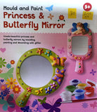 Mould and Paint Princess and Butterfly Mirror