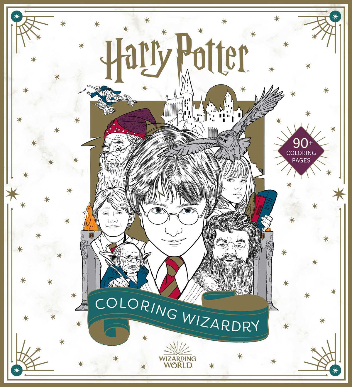 Harry Potter: Coloring Wizardry (Adult Coloring)