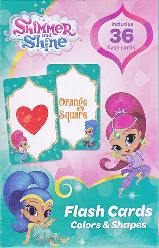 Cards Learning SHIMMER and SHINE Colors